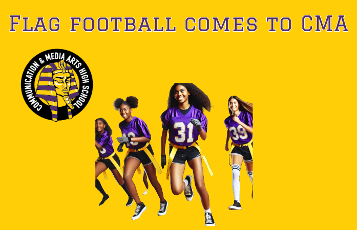  Girls playing flag football
